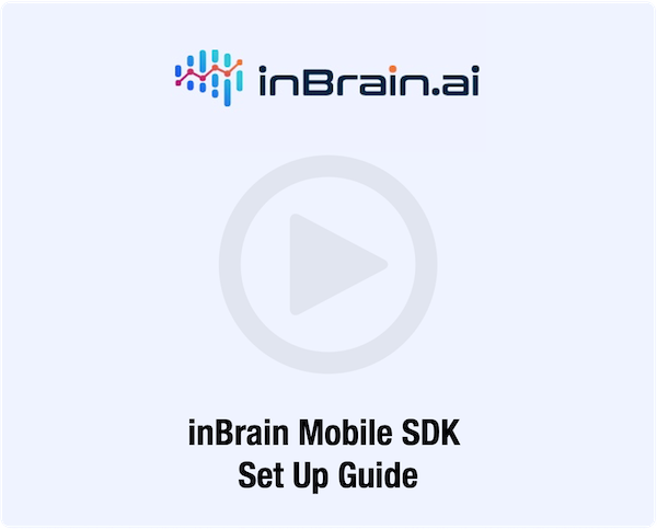 inBrain Monetization SDK Guide