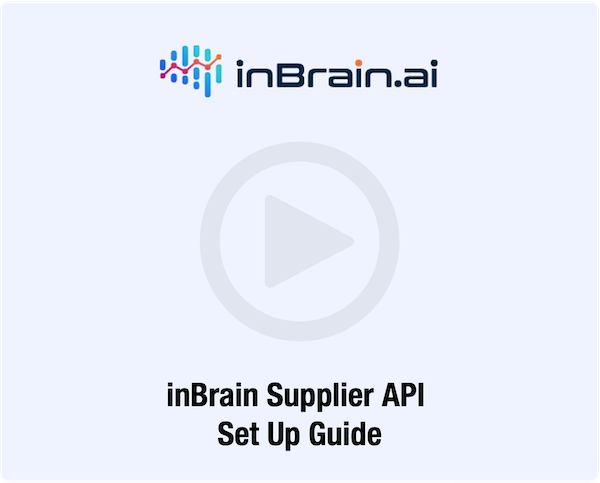 inBrain Monetization API Guide